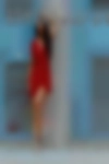 Strange woman looking
