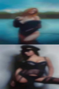 Kitystrap sexy woman sucks