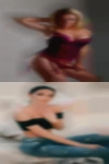 Horny girl watch man together