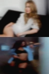 Older housewife working out