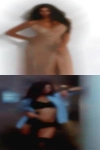 Swinging older woman sauna