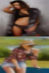 Lover woman contact shy mom