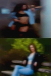 Woman willing money melons